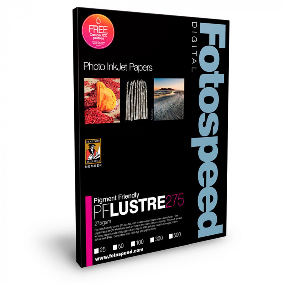 Fotospeed PF Lustre 275 4x6 Paper (100 Sheets)