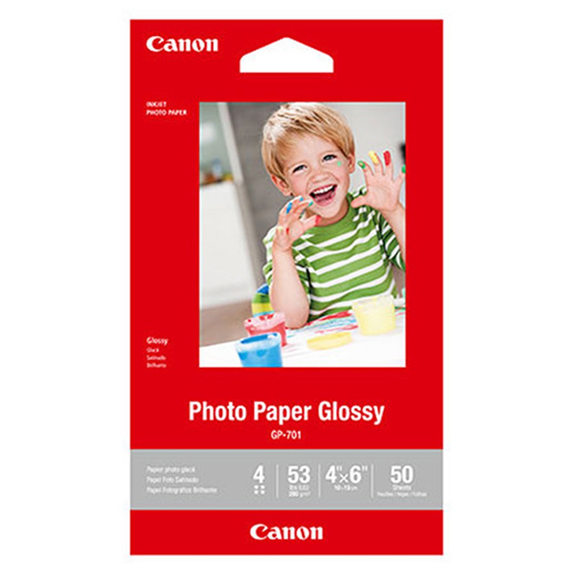 Canon GP-701 Glossy Photo Paper (4x6 Inch, 50 Sheets)