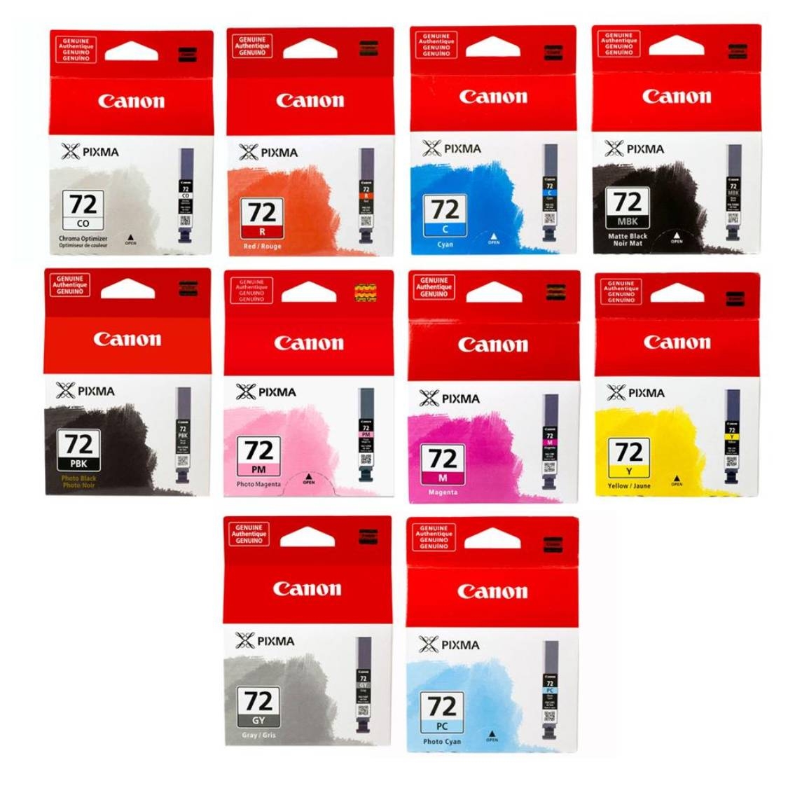 Canon PGI-72 10 Pack (All PRO-10 Inks)