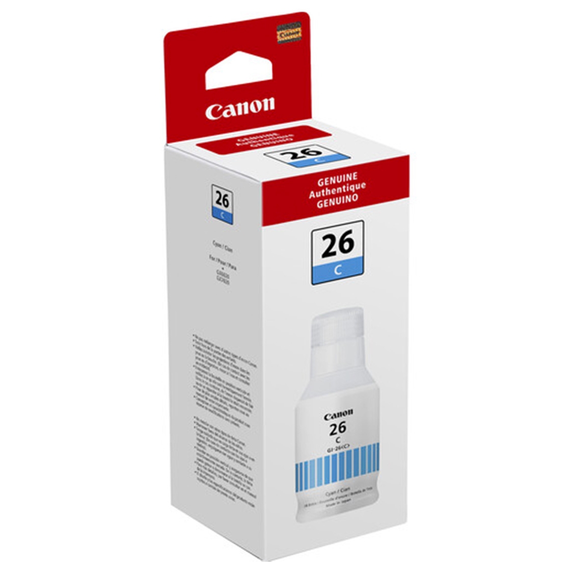 Canon GI-26 Cyan Ink for MAXIFY GX6020 and GX7020 Printers