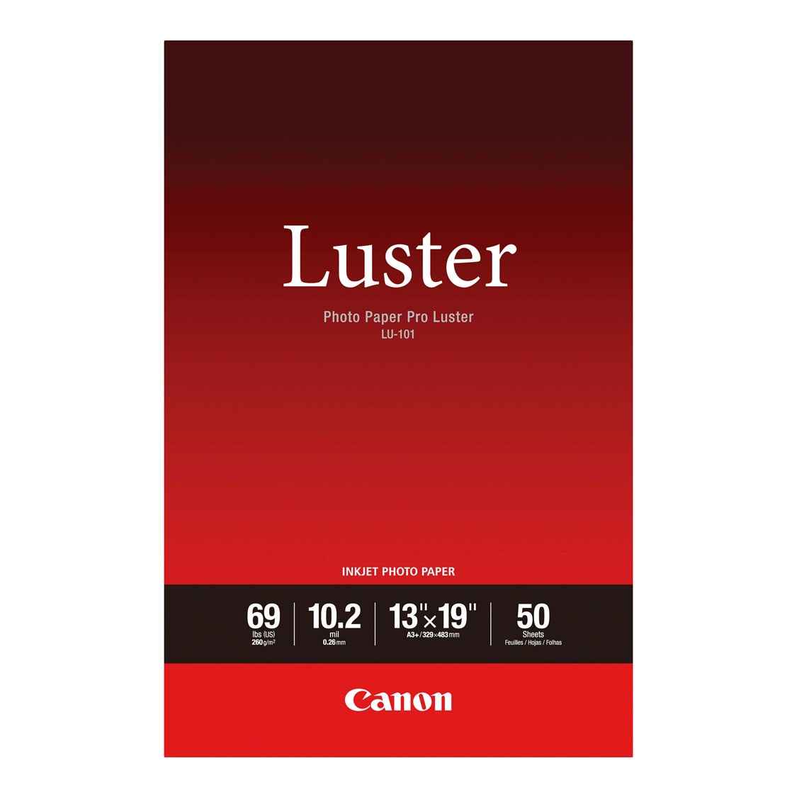 Canon LU-101 Pro Luster Photo Paper (17x22 Inch, 25 sheets)