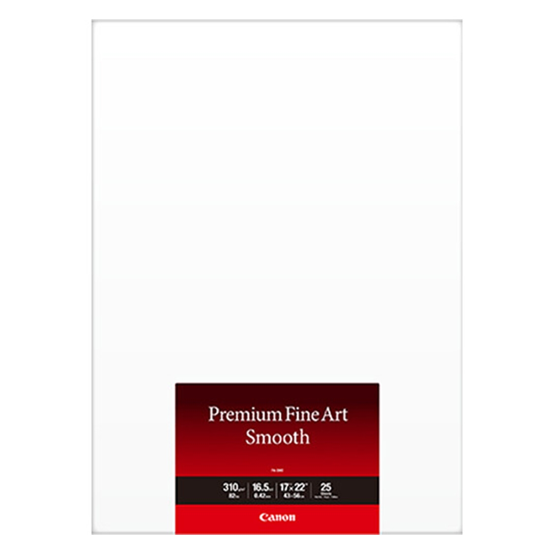 Canon FA-SM2 Premium Fine Art Smooth Photo Paper (17x22 Inch, 25 Sheets)