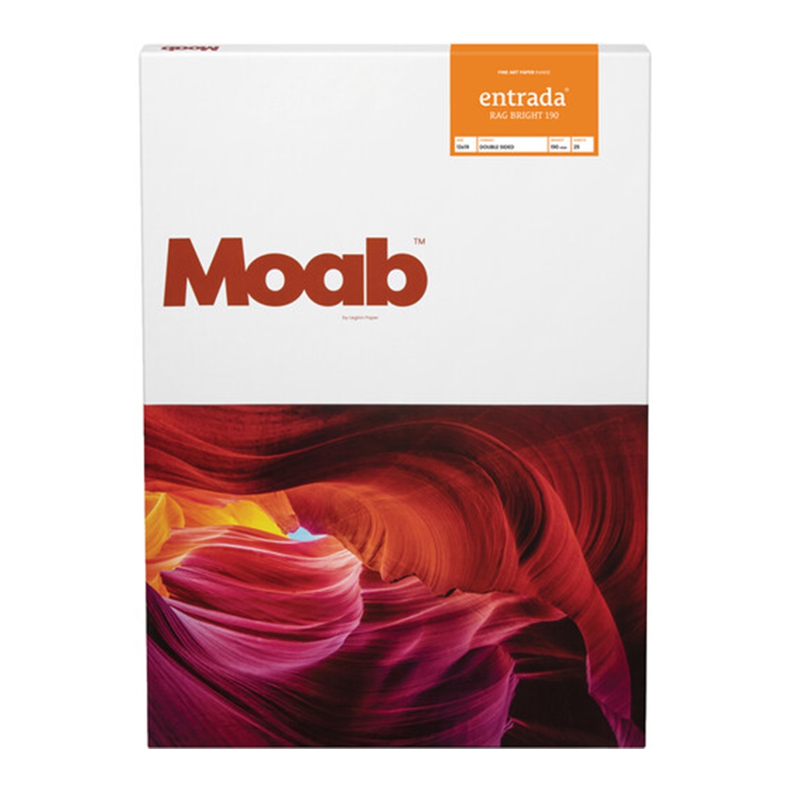 MOAB Entrada Rag Bright 190 Paper 13x19 Inch (25 Sheets)