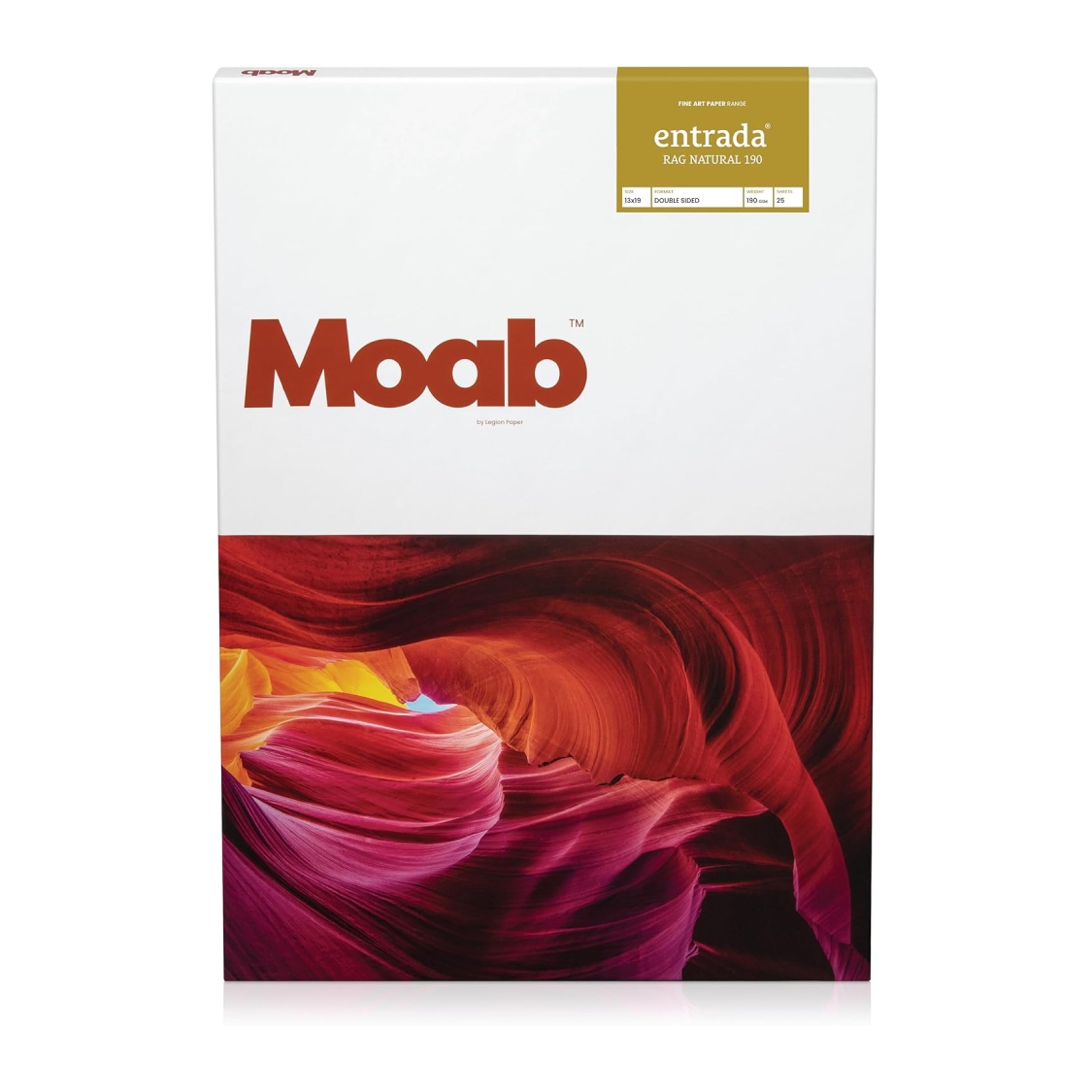 MOAB Entrada Rag Natural 190 (13x19 Inch, 25 Sheets)