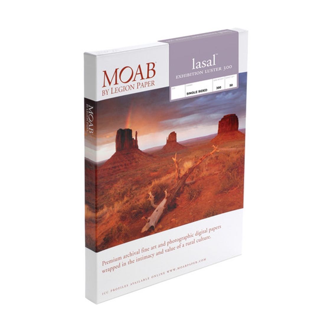 MOAB Lasal Exhibition Luster 300 Paper (4x6 Inches, 50 Sheets)