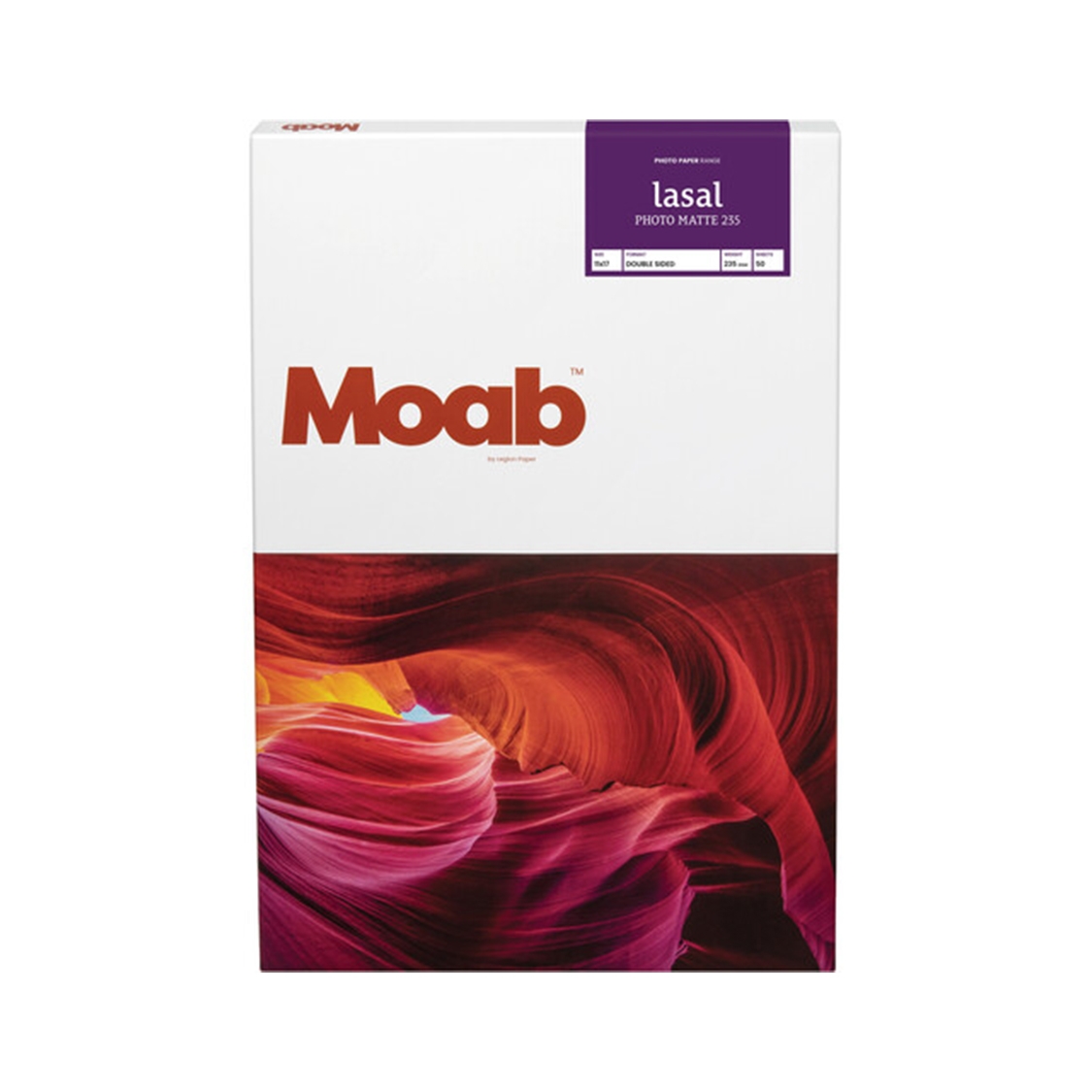 MOAB Lasal Photo Matte 235 Paper (11x17 Inch, 50 Sheets)
