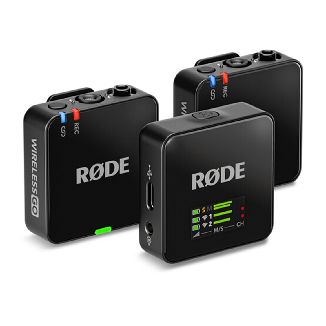 RODE Wireless GO III 2-Person Compact Digital Wireless Microphone System/Recorder (2.4 GHz, Black)