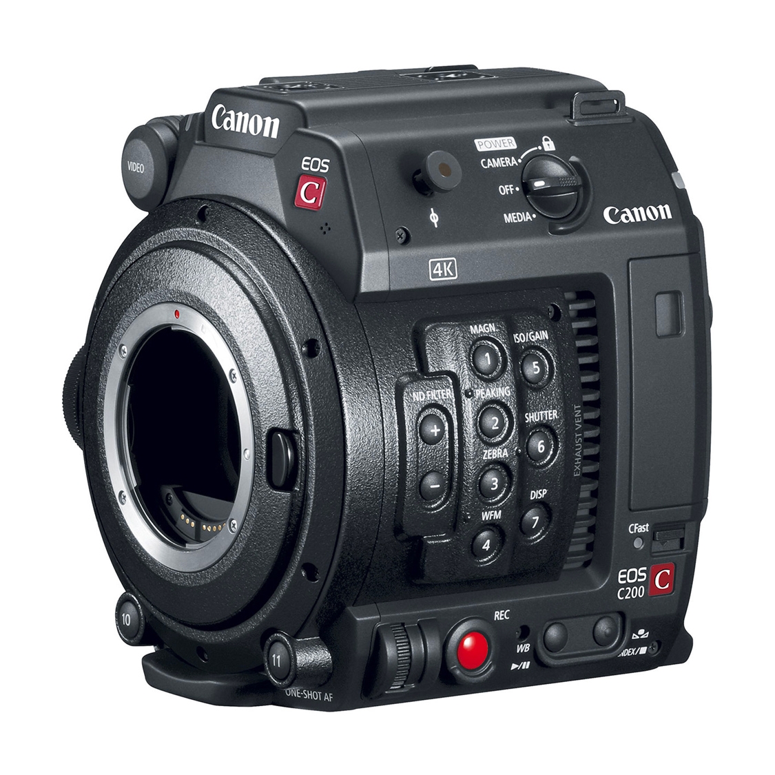 Canon EOS C200 EF Cinema Camera Body without EVF