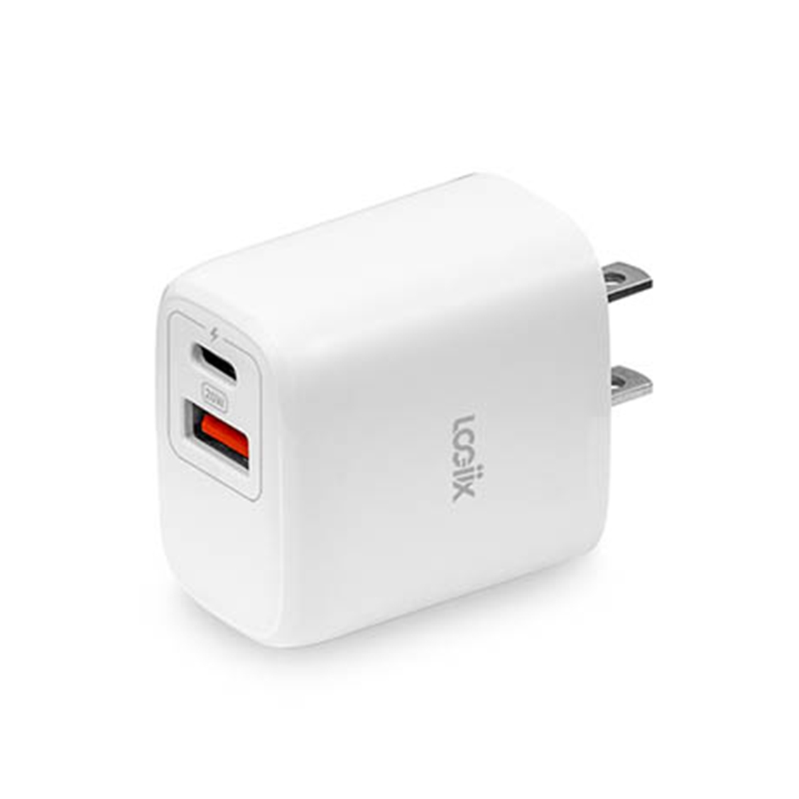 Logiix Power Cube 20 Duo Charging Block (White) 