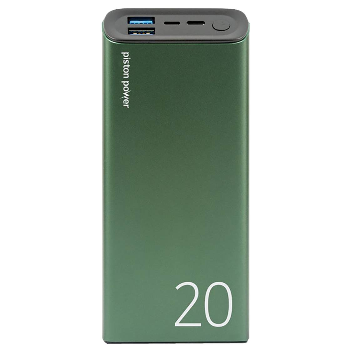Logiix Piston Power 20,000mAh Power Bank with Power Delivery - Green