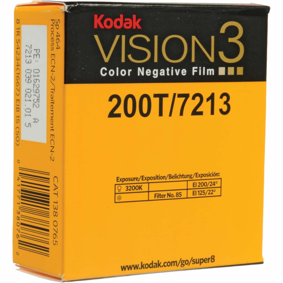 Kodak Super 8 200T Color Neg 50ft