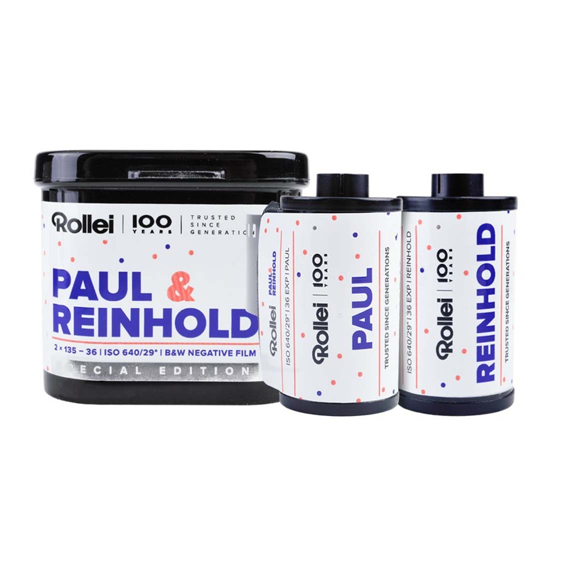 Rollei Paul & Reinhold ISO 640 Special Edition Black & White 35mm Film