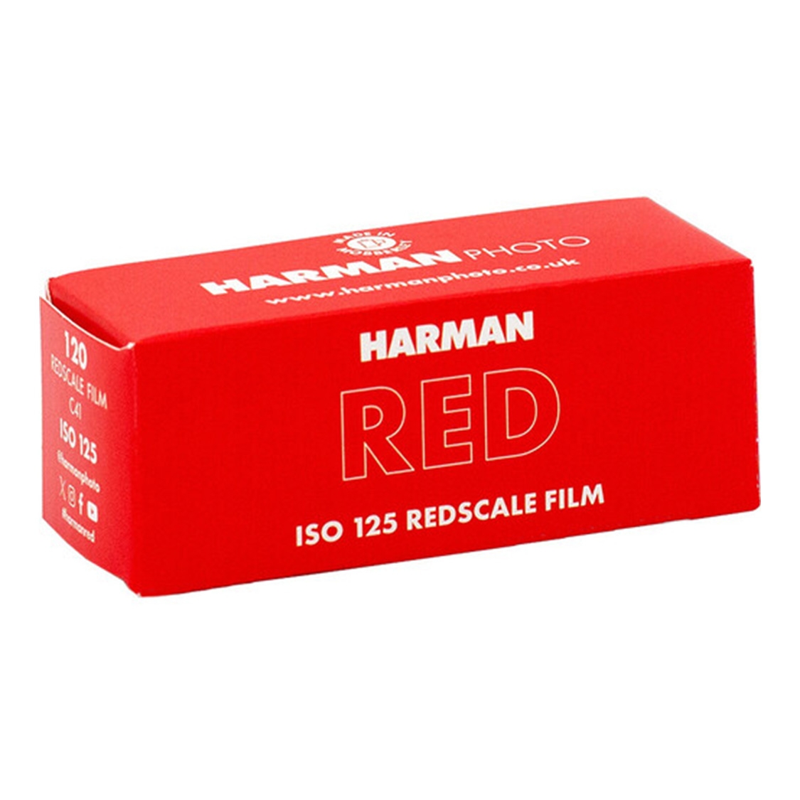 Harman Red ISO 125 Redscale 120 Colour Film (C-41)
