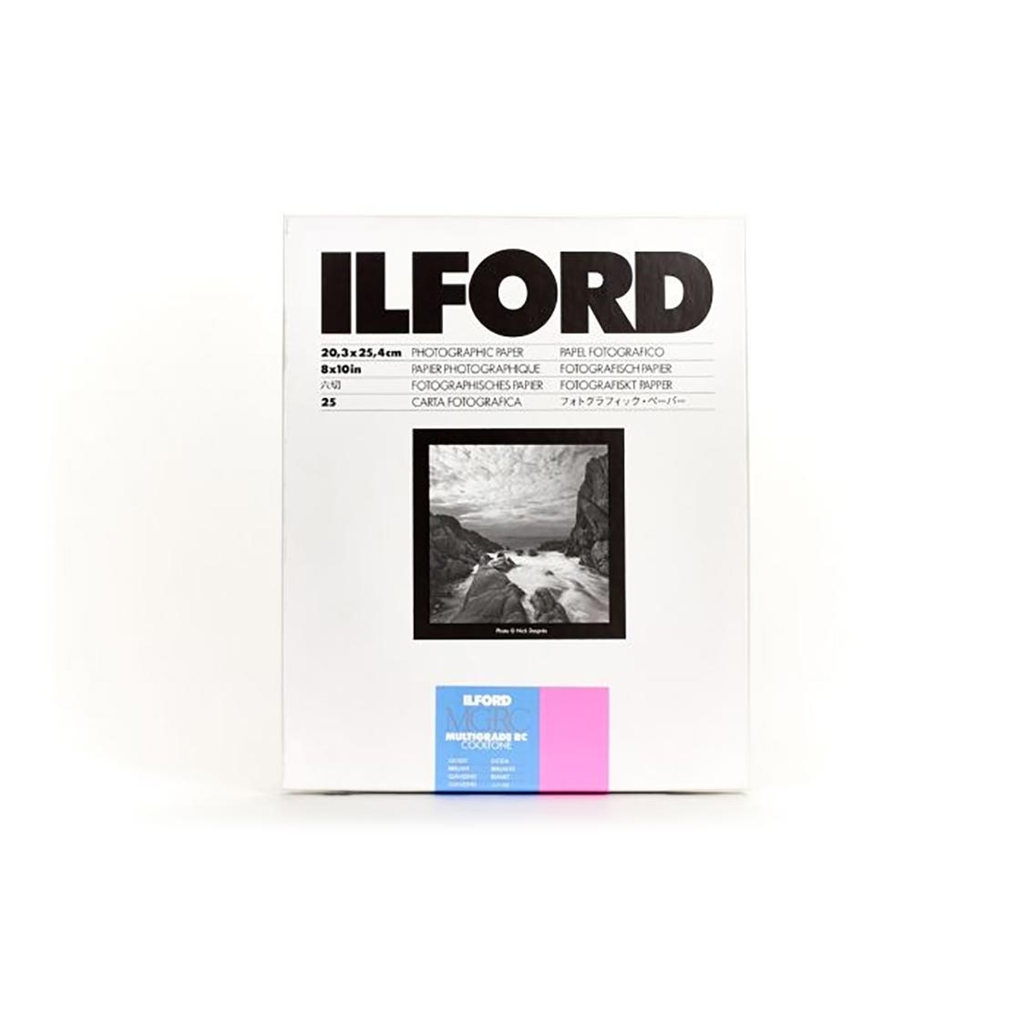 Ilford Multigrade RC Cooltone 8x10-inch Glossy Paper (25 sheets)