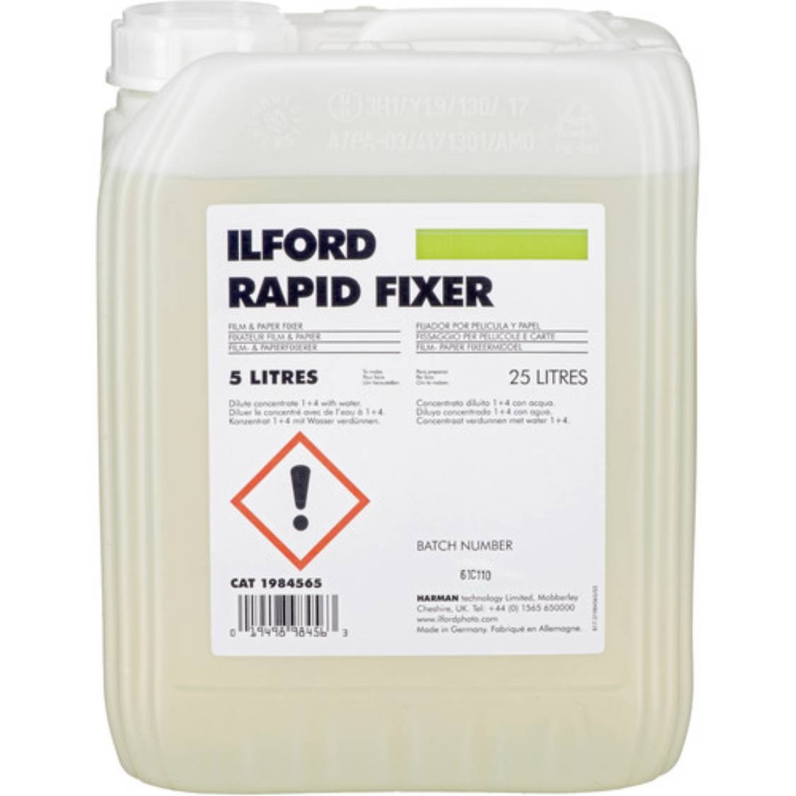 Ilford Rapid Fixer (5L)