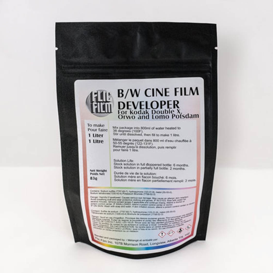 Flicfilm Black & White Cine Film Developer 4 Litre Kit  (D96)