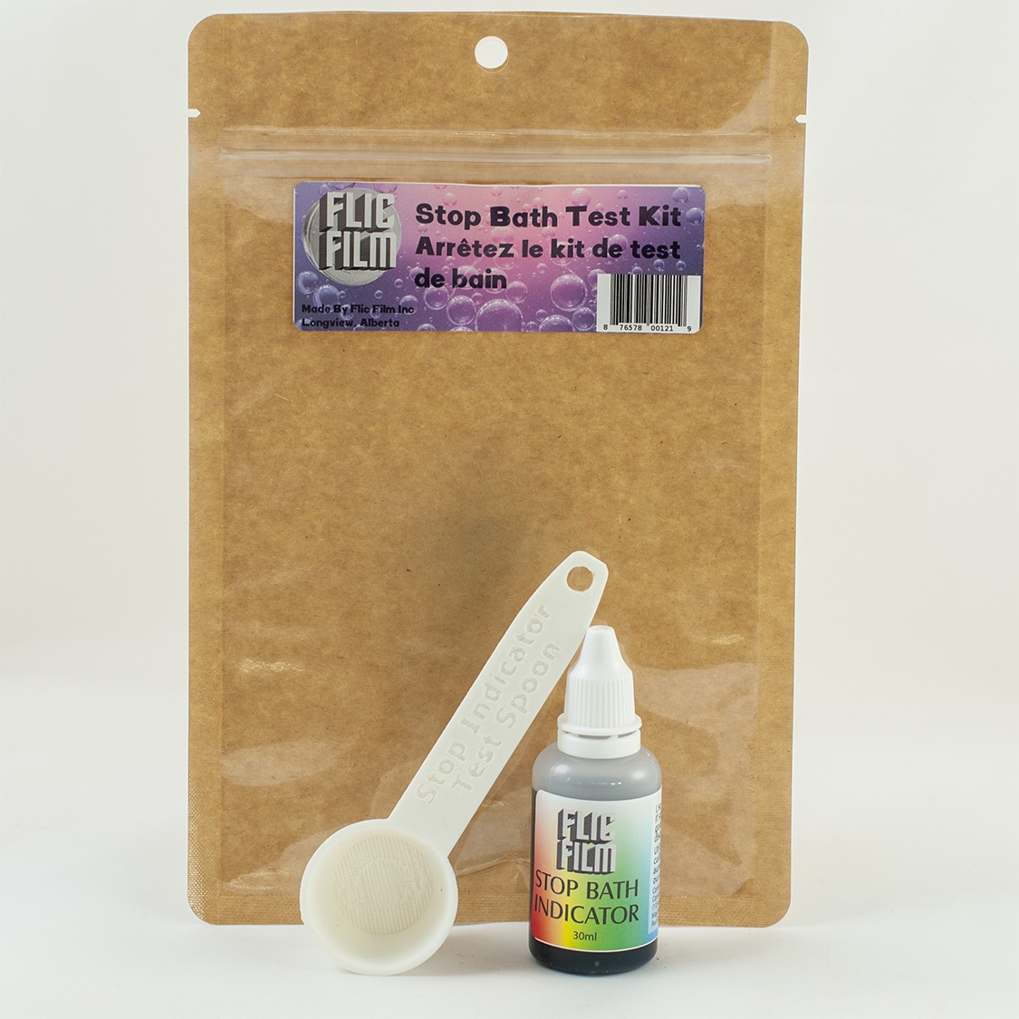 FlicFilm Stop Bath Test Kit