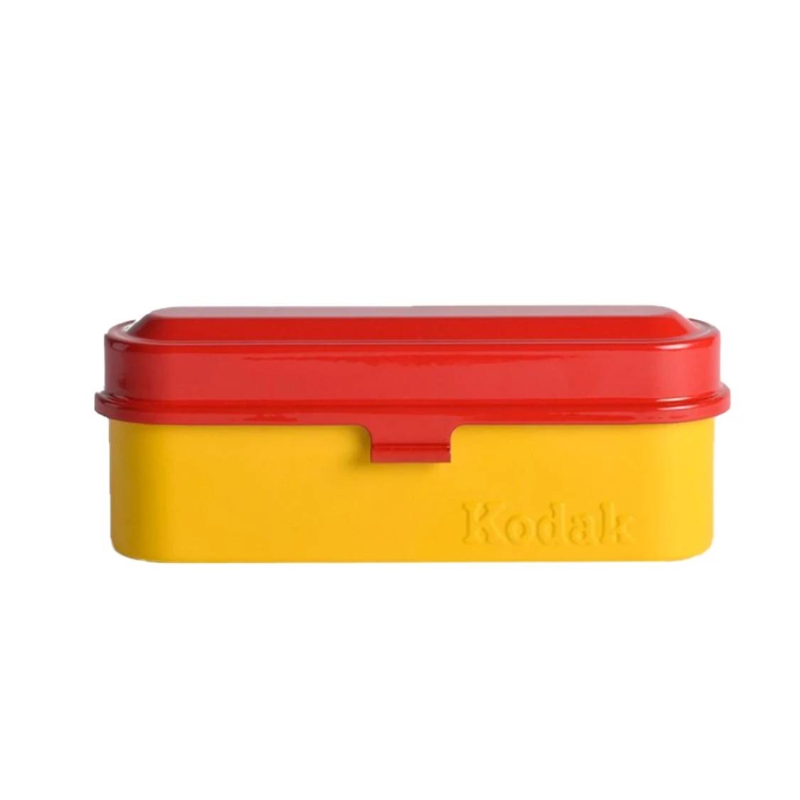 Kodak Steel 35mm Film Case (Red Lid/Yellow Body)
