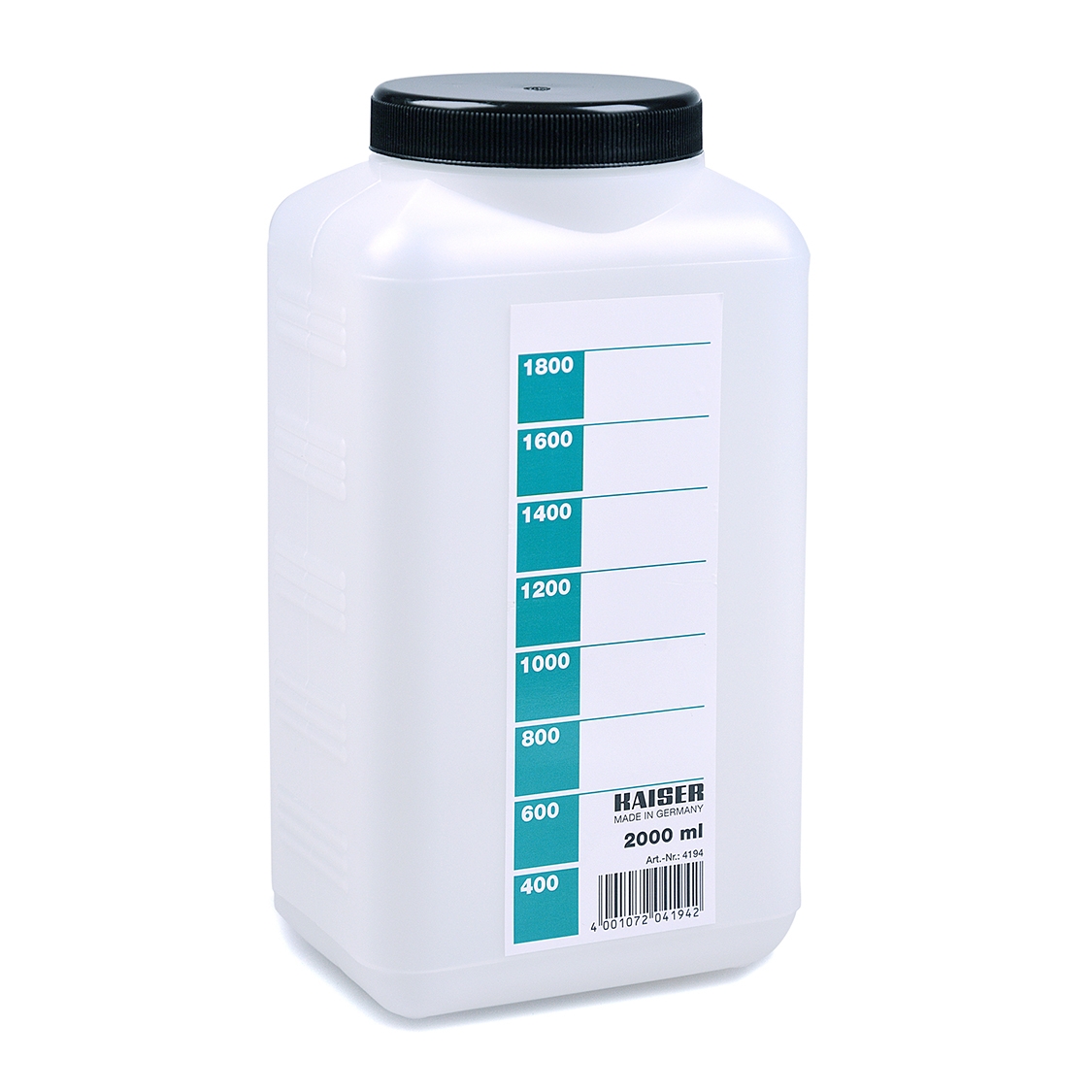 Kaiser Chemical Storage Bottle 2000ml (White)