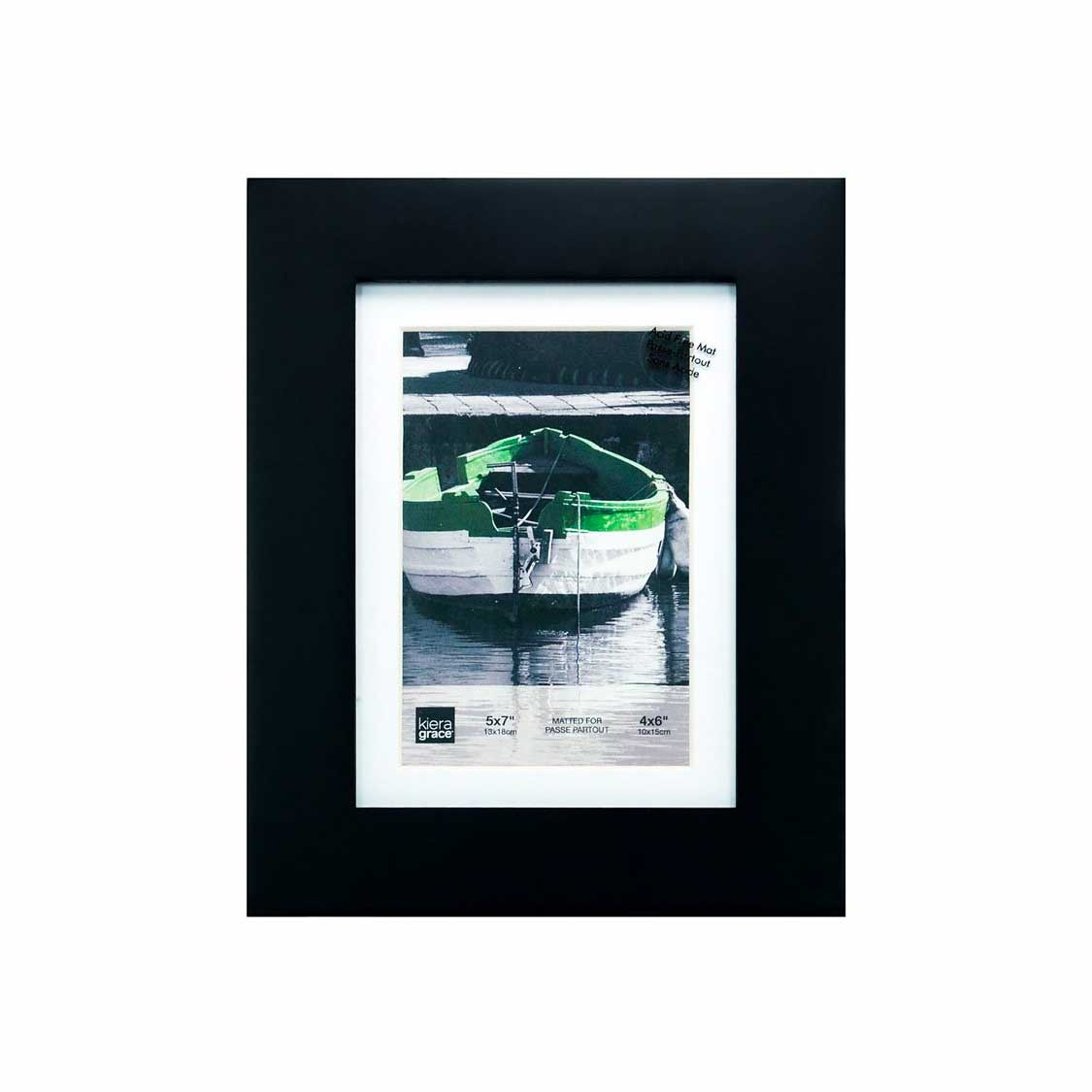 Langford 5x7 Black Wood Frame (4x6 Matte)