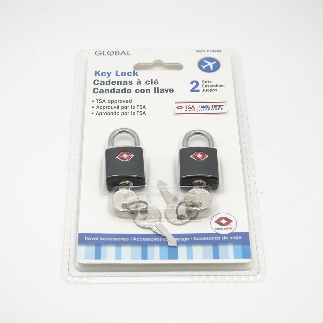 Global TSA Key Lock (2 Sets)
