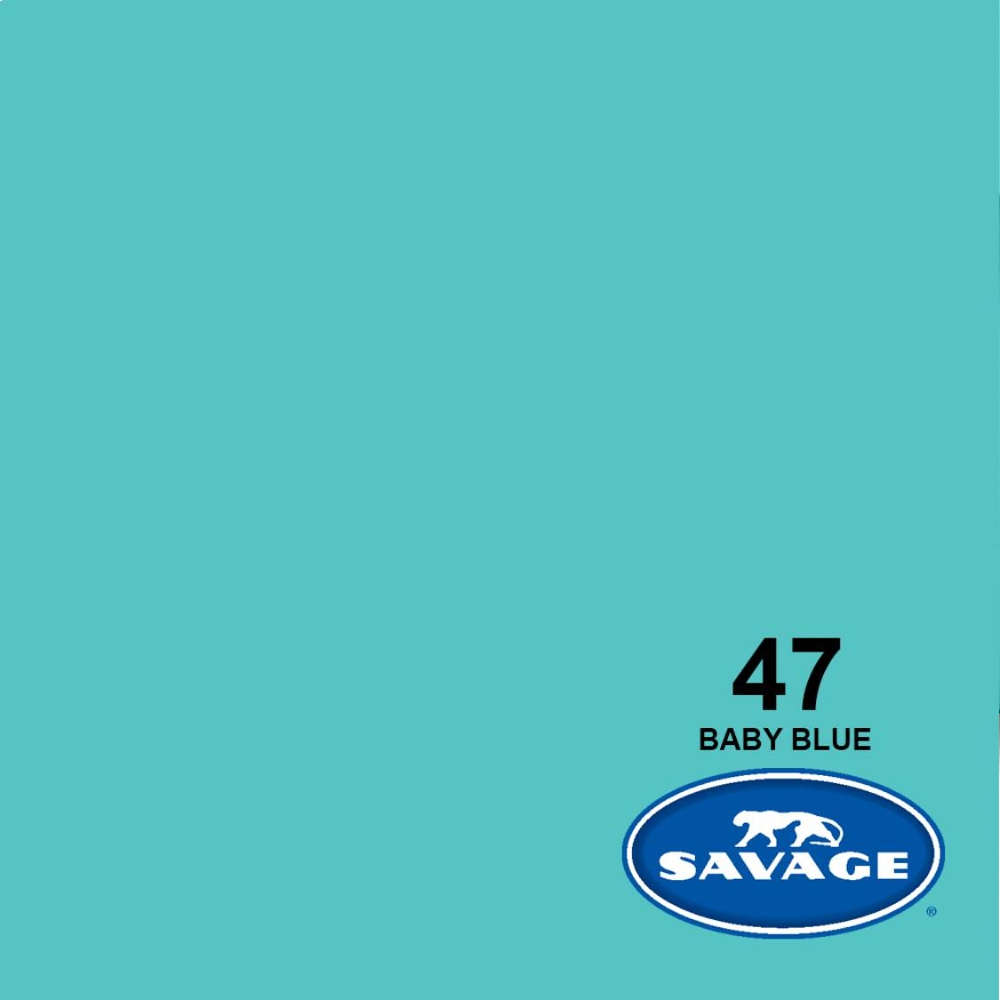 Savage 53in x 12yd  Baby Blue Seamless Paper