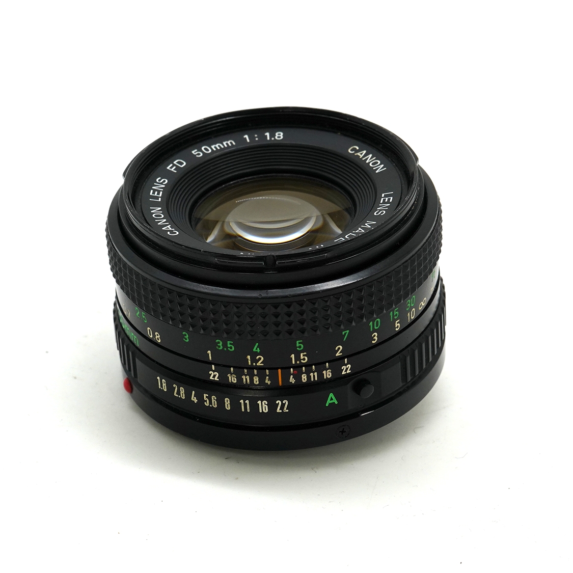 Canon FD 50mm F1.8 (As-Is - Scratched Front Element) Used Lens