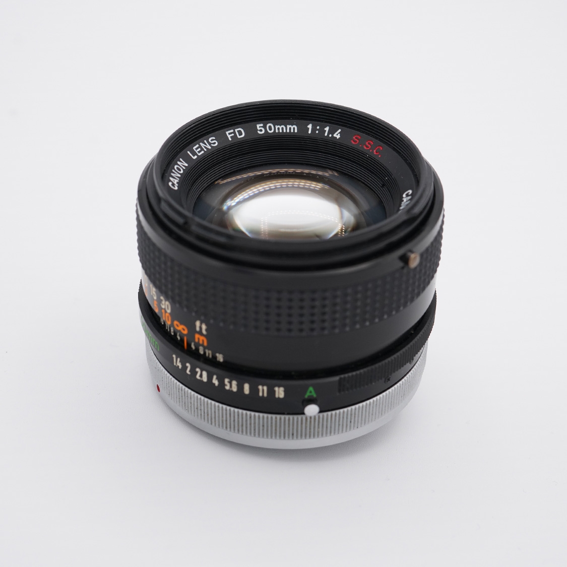 Canon FD 50mm F1.4 SSC (As-Is - Oily Aperture Blades) Used Lens