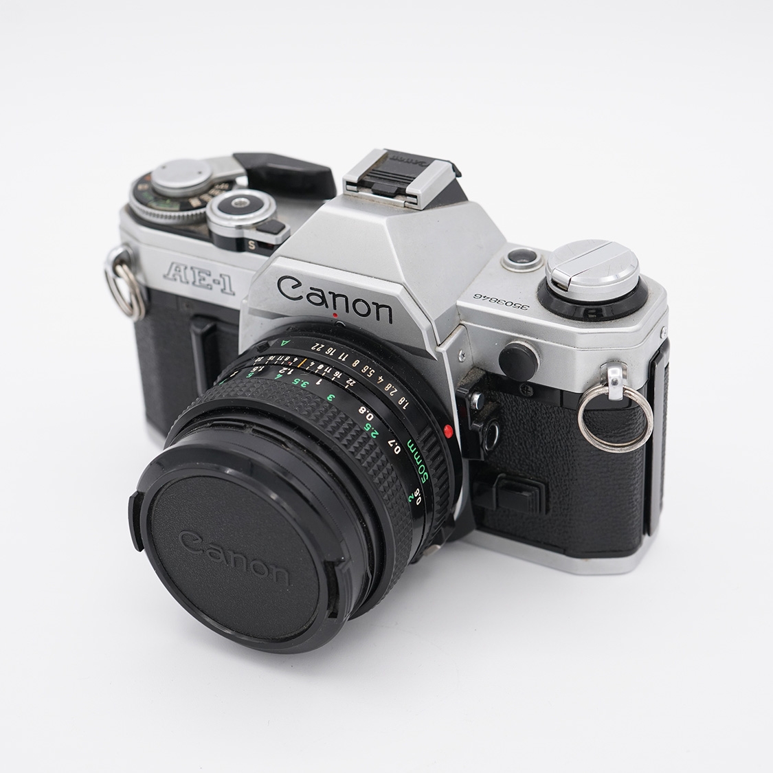 Canon AE-1 35mm Film Camera with 50mm F1.8 Lens (BGN) Used