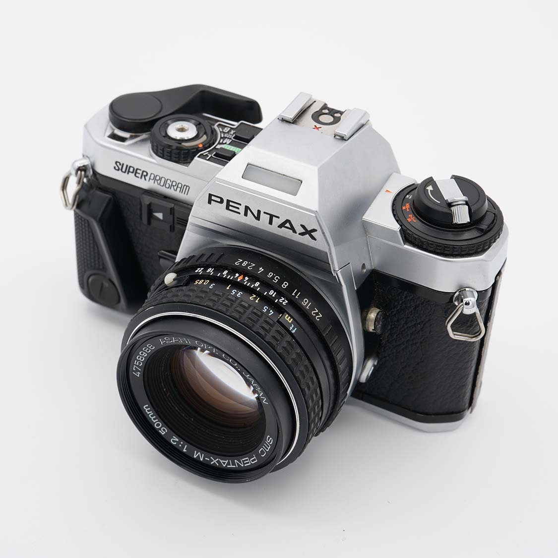 Pentax Super Program 35mm Film SLR Camera with 50mm F2.8 Lens (BGN) Used