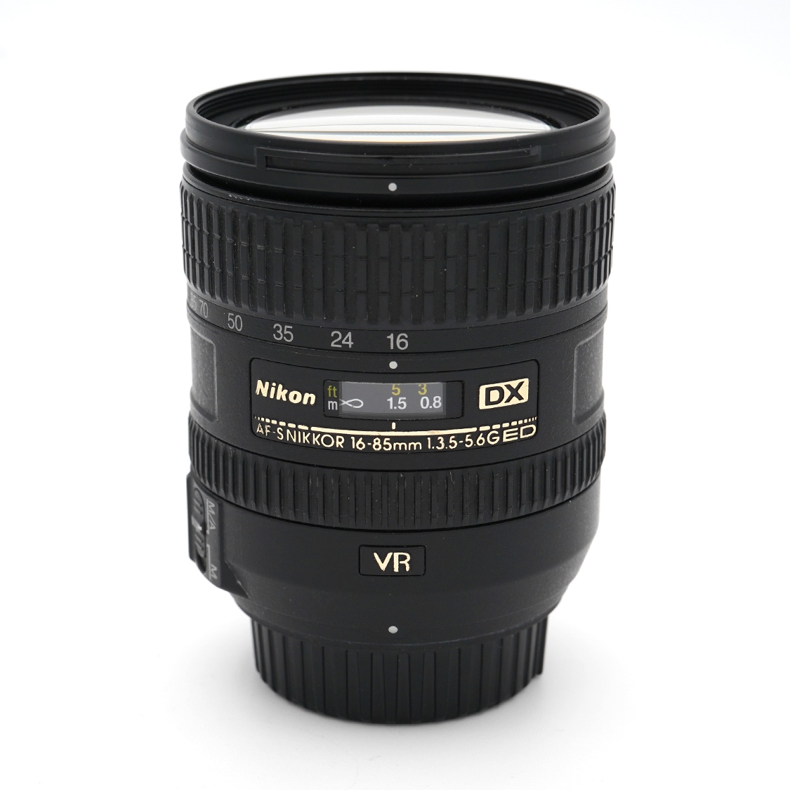 Nikon AF-S 16-85mm F3.5-5.6 G ED DX (EX) Used Lens