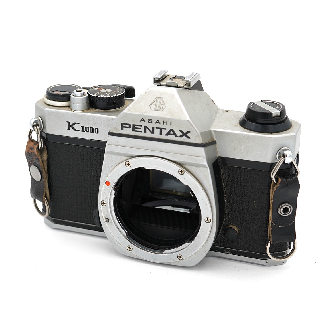 Pentax K1000 35mm Film SLR Camera Body (As-Is - Heavily Worn) Used