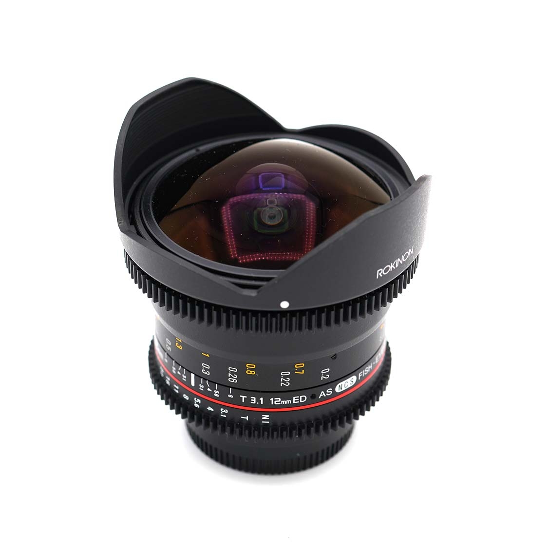 Rokinon 12mm T3.1 Fisheye (EX) Used Lens for Nikon F Mount