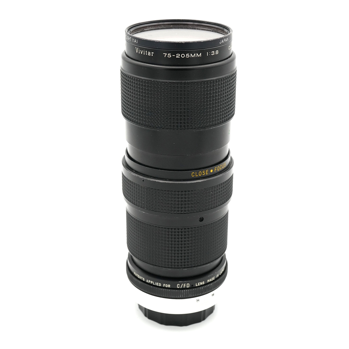 Vivitar 75-205mm F3.8 Lens for Canon FD Mount - Used