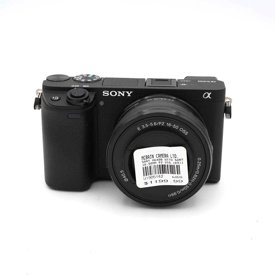 Sony A6400 Camera with 16-50mm f3.5-5.6 PZ OSS Lens - Used