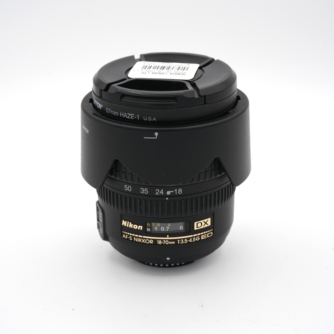 Nikon AF-S NIKKOR 18-70mm F3.5-4.5G ED DX Used Lens