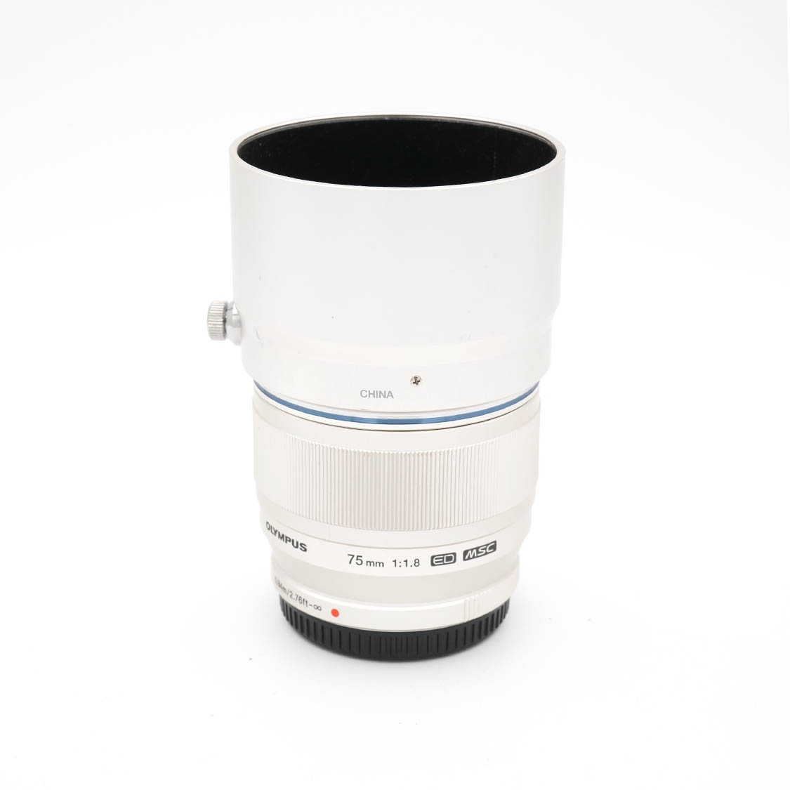 Olympus 75mm F1.8 Silver Used Lens for Micro Four Thirds Mount