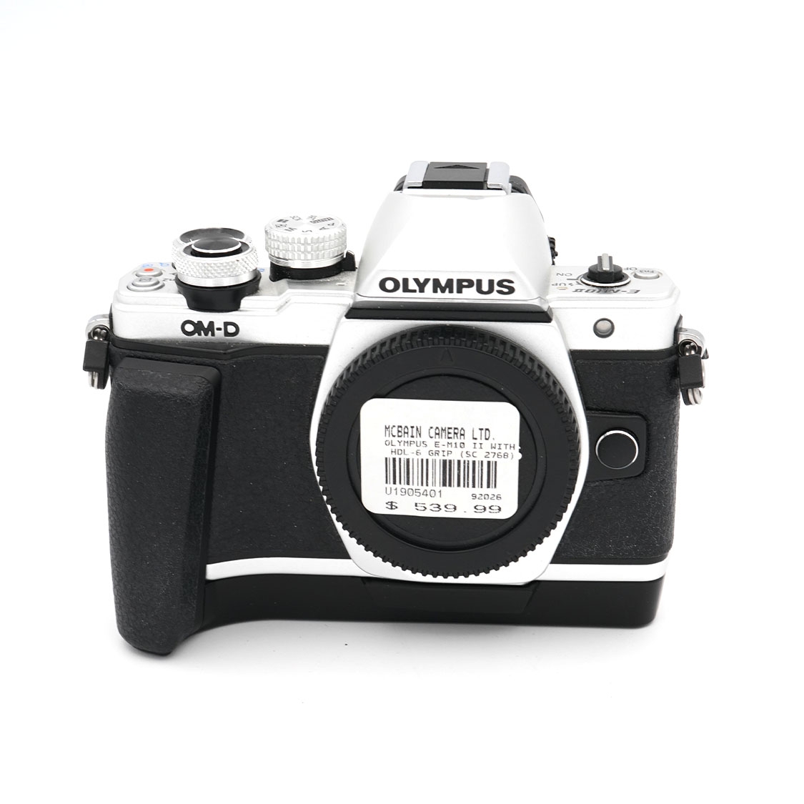 Olympus E-M10 II with HLD-6 Grip Used Mirrorless Camera