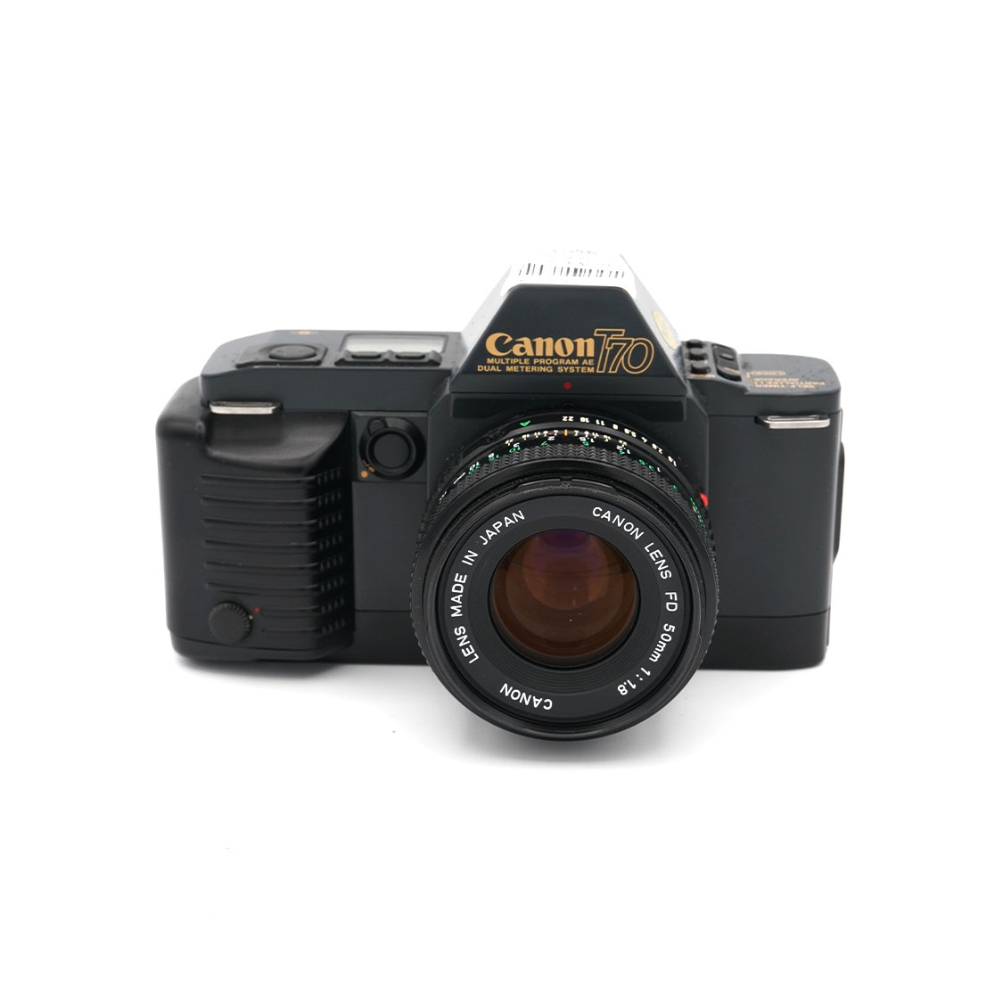 Canon T70 with FD 50mm F1.8 (BGN) Used Film Camera