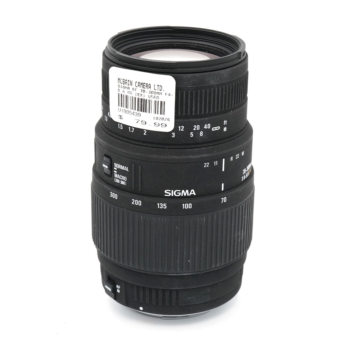 Sigma EF 70-300mm F4-5.6 DG Used Lens for Canon