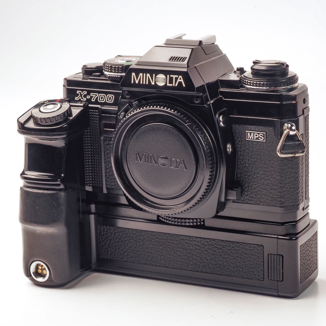 Minolta X-700 35mm Film SLR Camera w/ Motor Drive 1 & Multi-Function Back  (BGN) Used