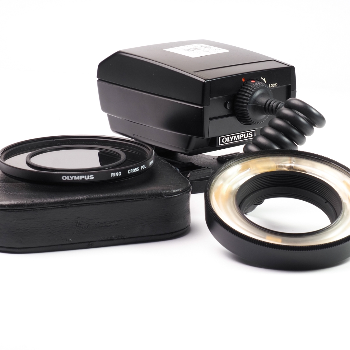 Olympus Ring Flash 1 with Cross Polarizing Filter (EX) Used