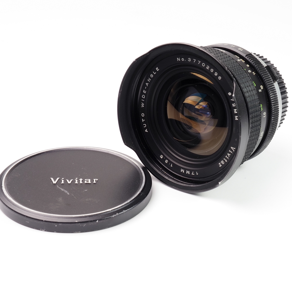 Vivitar 17mm F3.5 Auto Wide-Angle (BGN) Used Lens for Olympus OM Mount