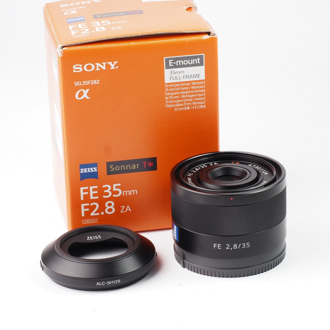 Sony FE Zeiss 35mm F2.8 Sonnar T* ZA (EX+) Used Lens