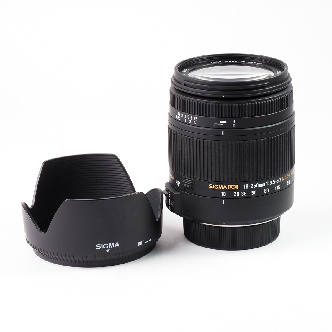 Sigma 18-250mm F3.5-6.3 DC Macro OS (EX) Used Lens for Nikon F Mount