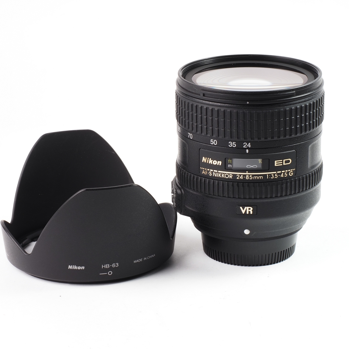 Nikon AF-S 24-85mm F3.5-4.5 G ED VR (EX) Used Lens