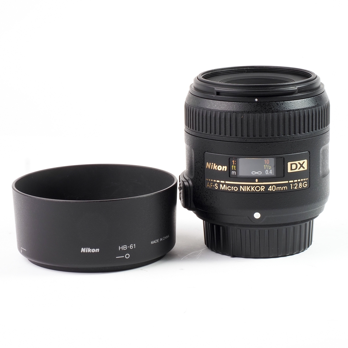 N/AFS Micro Nikon 40mm F2.8 G DX (EX+) Used