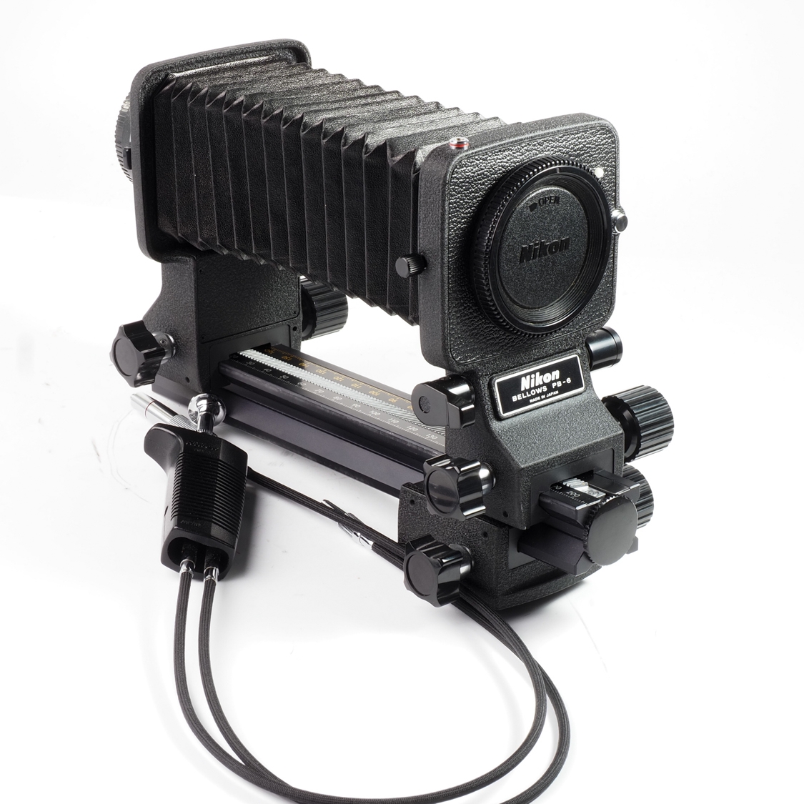 Nikon PB-6 Bellows + AR-7 Double Cable Release (EX) Used