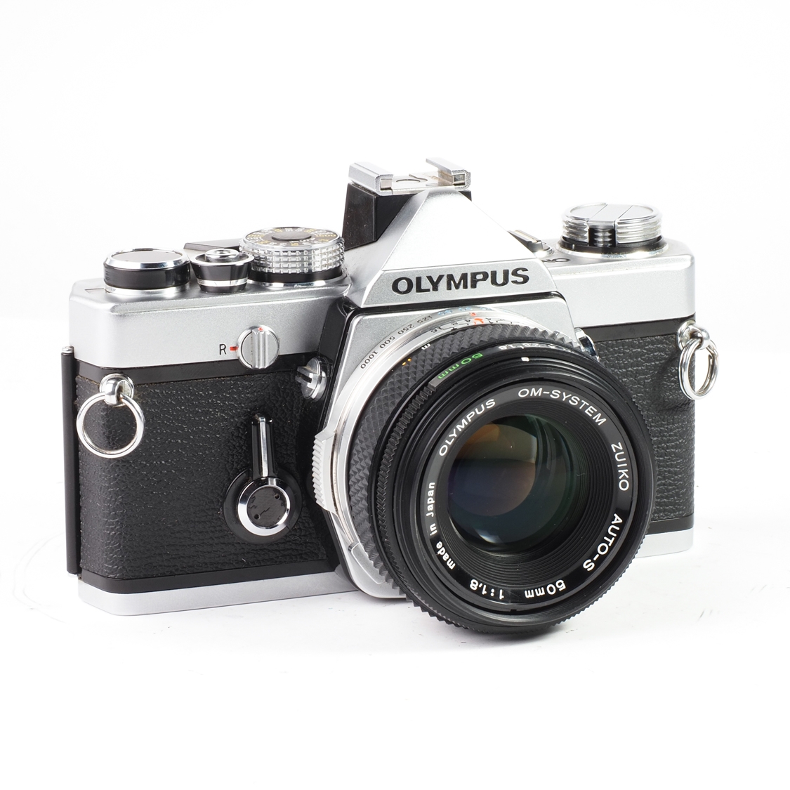 Olympus OM-1 35mm Film Camera with 50mm F1.8 Lens (NEW SEALS) (CLA)(EX) Used