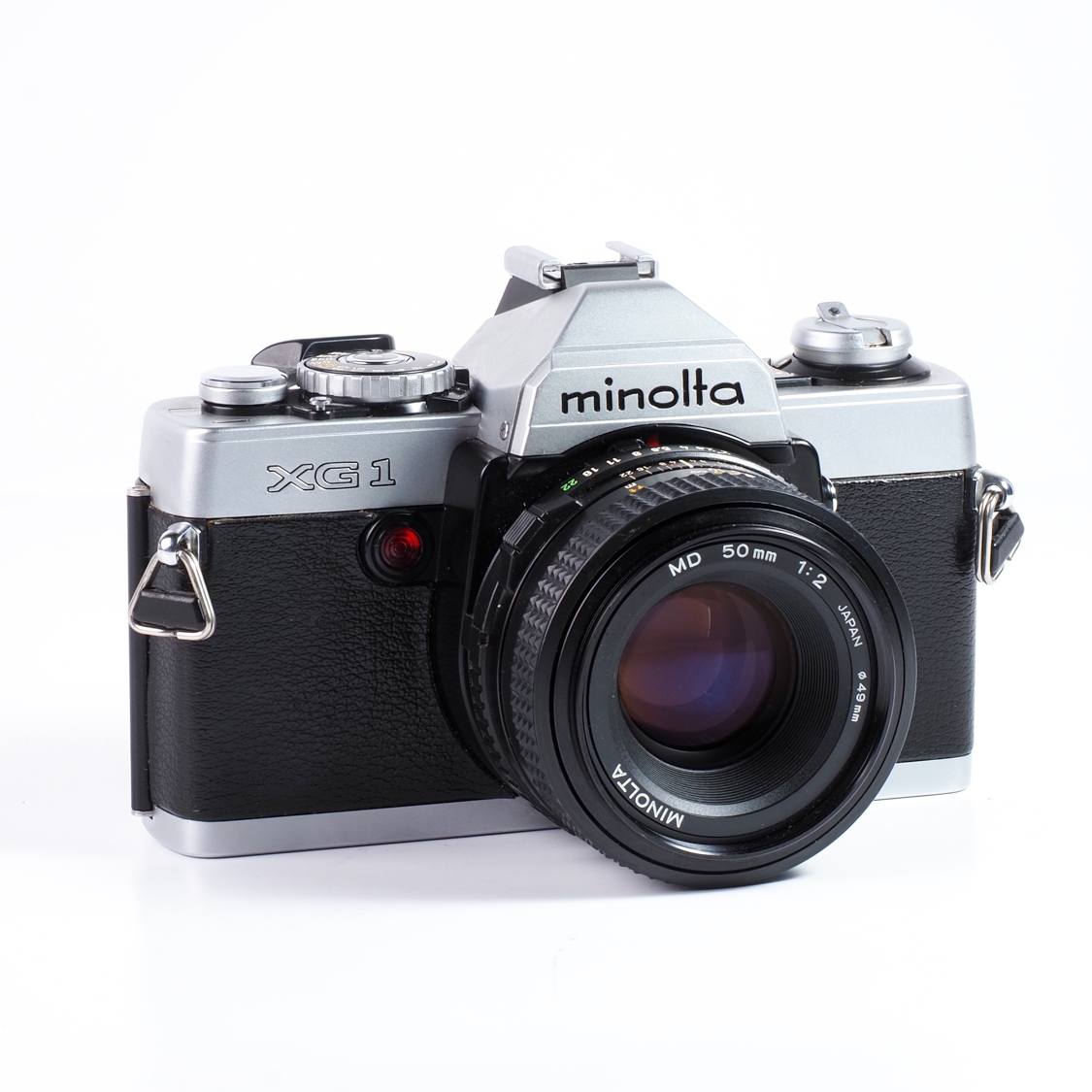 Minolta XG-1 35mm Film SLR Camera with 50mm F2 Lens (B-EX, L-BGN) Used